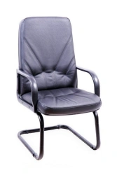 Conference Manager Chair with Metal Base