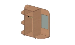 Children's Corner Rack with Built-in Screen GM 31.09.13.149.002.20.00