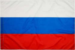 Russian Federation State Flag - Rectangular Tricolor Design
