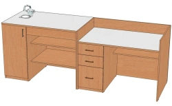 Demonstration Table for Chemistry Lab - Model SDH