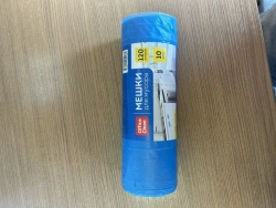 OfficeClean 120L Heavy-Duty Trash Bags, 70x110cm, 60µm, 20pcs, Black, Roll
