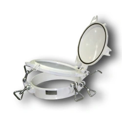 Round Marine Portholes - Heavy Duty, Welded Installation