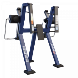 Standing Chest Press Machine with Convergence and Adjustable Load