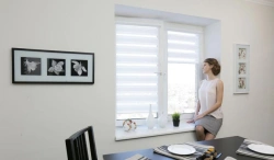 Custom-Fit INTEGRA BOX DUO Roller Blinds 130x60cm
