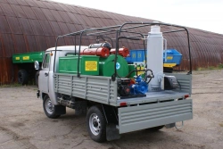 Special Vehicle with Mobile Disinfectant Installation UD-1-01 on UAZ-330365 Platform