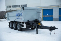 Box-Type Dump Trailer 85830F-14B with BPW-Axles HSFALM 9010-15 V36 ECO-PLUS