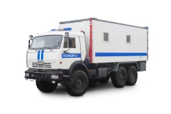 Operational Service Truck Model 5759N1 on KAMAZ Chassis 43118-RR, 43118-RS