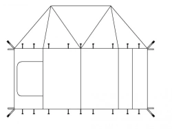 Multi-Person Tent with Waterproof Coating - Seliger-01
