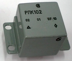 Sealed Polarized Electromagnetic Relay with Four Switching Contacts RPK102
