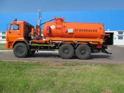 Vacuum Oil Collector AKN-10 on KAMAZ Chassis 43118-A5, 43118-50, 43118-RR, 43118-RS