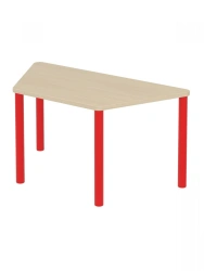 Children's Trapezoidal Table 460mm / Red