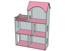 Play Shelf "Dollhouse" for Preschool Activities / SZ154