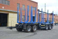Tandem Log Trailer Tonar 8980 with Tonar Axles Model 1342