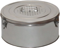 Round Sterilization Box with Filters KF-18 for Medical Use