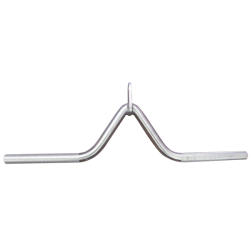 Steel Tricep Pull Handle with Anti-Slip Grip