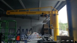 Electric Stationary Console Crane KKM with Mechanical Rotation