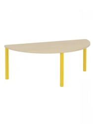 Half-Round Children's Table 520 mm / Yellow