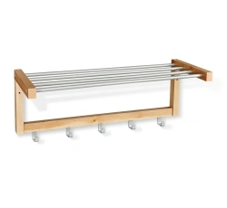 Wall-mounted coat rack