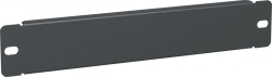 Black 1U False Panel for 10" Rack - FP05-01U-LWS ITK
