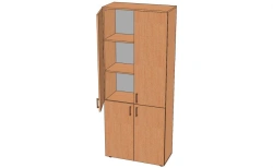 Document Cabinet with Double Sections - Model ShD-2