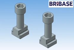 BriBase M10 Screw and 18mm Nut Set for Machine Tool Fixtures