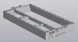 External Aluminum Battery Case for Lower Batteries RSBG.301232.003
