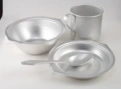 Small Aluminum Bowl 0.3L