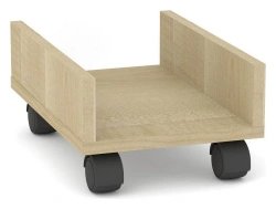 Computer Case Stand with Wheels for Office Use