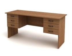 Two-Desk Table with Drawers SK28 Series "Kanz