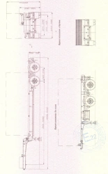 Semi-Trailer CMZAP-99874 with Metal Platform and Container Locks
