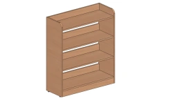 Shoe Rack for Seasonal and Spare Footwear GМ 31.09.13.149.002.08.00