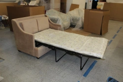 Metal Frame Sofa with Folding Mechanism