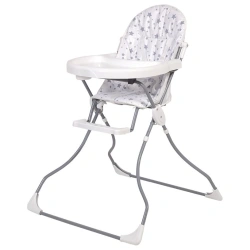 Polini Kids Feeding Chair Stars, White-Grey, Model 0002218-14