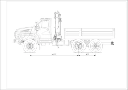 Cargo Truck with Crane - ANT Series (1.8 to 12 tons)