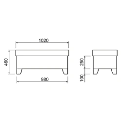 Direct Bench for Seating - BA 4