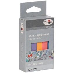 Soft Colored Chalks for Kids, 10 Pieces