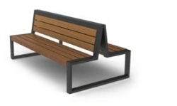 Metal Bench for Public Spaces - Model 10062-1