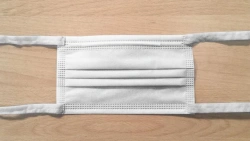 Disposable Non-Sterile Medical Mask, 3-Layer, 17.5x9.5 cm, White