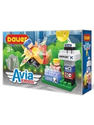 Aviation-Themed Educational Building Set "Tower Dispatcher" 33 Pieces, Art. 745