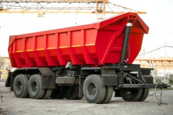 Dump Trailer SAV 83433D with Leaf Spring Suspension