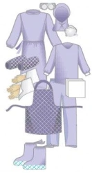 Protective Clothing Set for Infectious Disease Physicians, Model: ID-2023