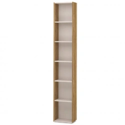 Left Side Shelf Unit for Modular Furniture Set "SOHO" G7B-03.DT (400mm, Oak)