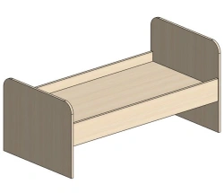 Wooden Children's Bed - Customizable Size and Design