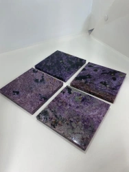 Decorative Charoite Tile for Interior and Exterior Finishing