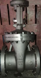 Steel Wedge Gate Valve with Rising Stem for Drive PN 4.0 MPa DN 200