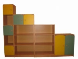 Children's Play Wall and Toy Storage Unit
