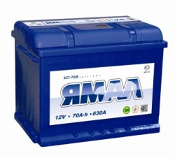 Lead-Acid Starter Battery for Internal Combustion Engines 12V 6ST-77VL Yamal