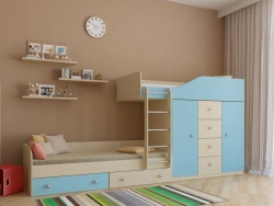 Children's Toy Wall Unit for Organization - Yugintermebel