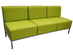 Three-Seater Sofa with Metal Frame - Relief Model