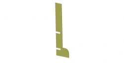 Flat Trim Panel for LIAS Driver Partition (Component 529220-7802458-60)